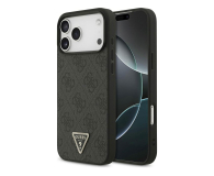 GUESS Leather 4G Triangle Strass MagSafe do iPhone 17 Pro Max - 1365562 - zdjęcie 1